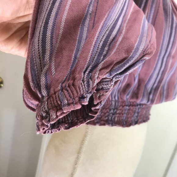 Aeropostale striped boho crop top - Picture 3 of 8